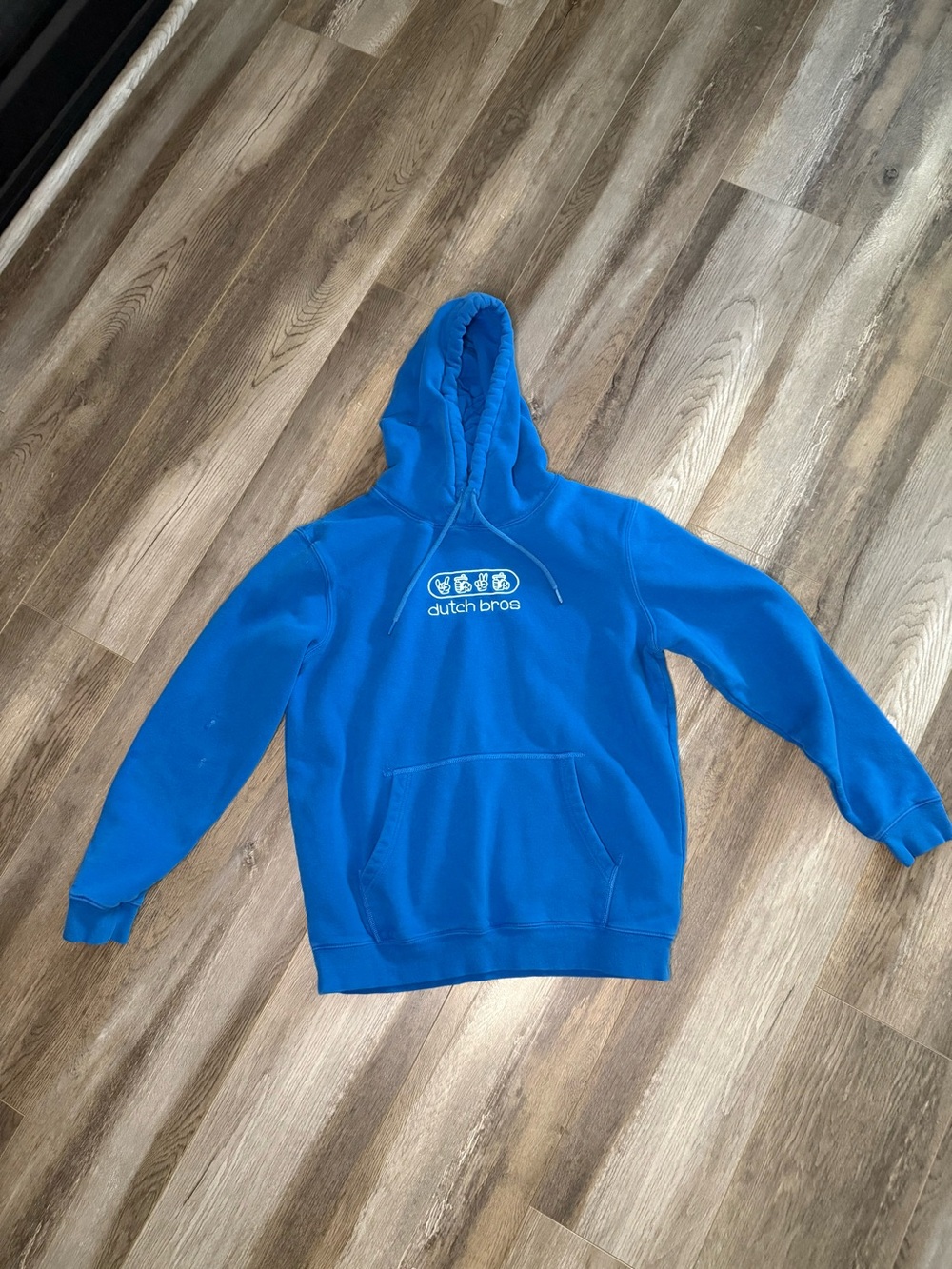 Dutch Bros Blue Logo Hoodie for Men
